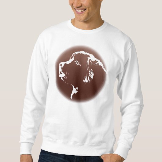 Neufundland-Sweatshirt-Neufundland-Welpen-Shirt Sweatshirt (Vorderseite)