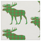 Neufundland Tartan kariertes Elchgewebe Stoff (Nahaufnahme)