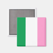 Neufundland-Tricolor-Flagge (Kanada) Magnet (Vorderseite/Rückseite)