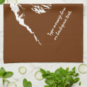 Neufundland-Tuch-personalisiertes Hundetee-Tuch Geschirrtuch (Gefaltet)