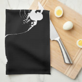 Neufundland-Tuch-personalisiertes Hundetee-Tuch Geschirrtuch (Viertel Falte)