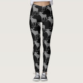 Neufundland- u. Labrador-Elche Leggings (Vorderseite)