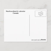 Neufundland und Labrador Kanada Postkarte (Rückseite)