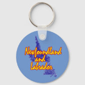 Neufundland und Labrador Schlüsselanhänger (Rückseite)