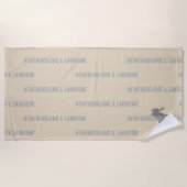 Neufundland und Labrador Strandtuch (Vorderseite)