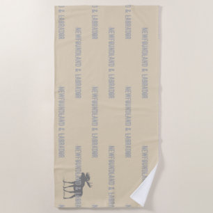 Neufundland und Labrador Strandtuch