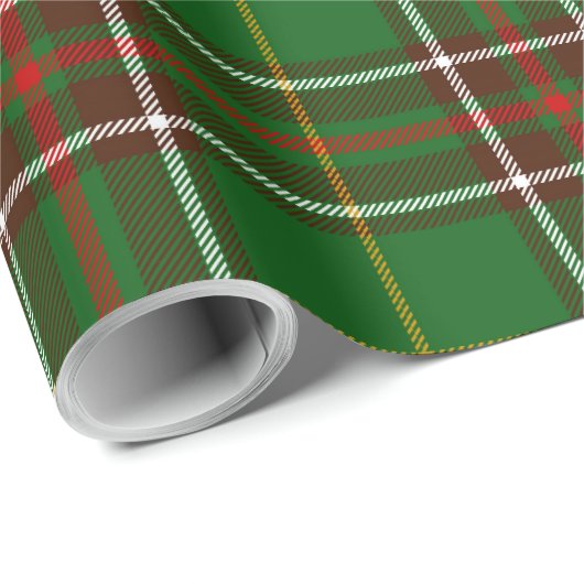 Neufundland und Labradortartanplaid Geschenkpapier (Rolleneckpunkt)