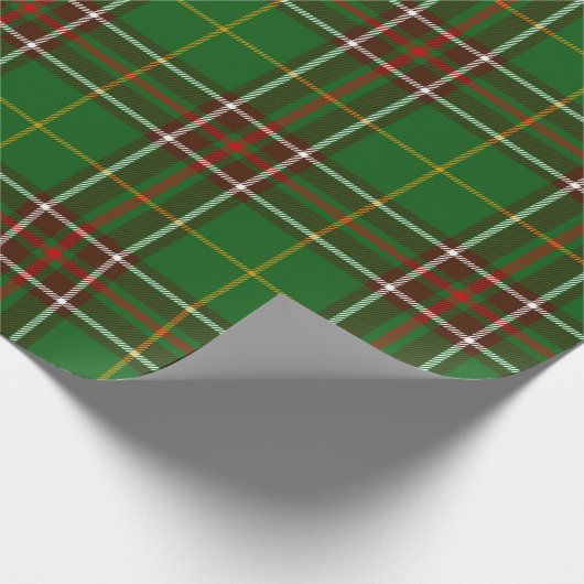 Neufundland und Labradortartanplaid Geschenkpapier (Ecke)