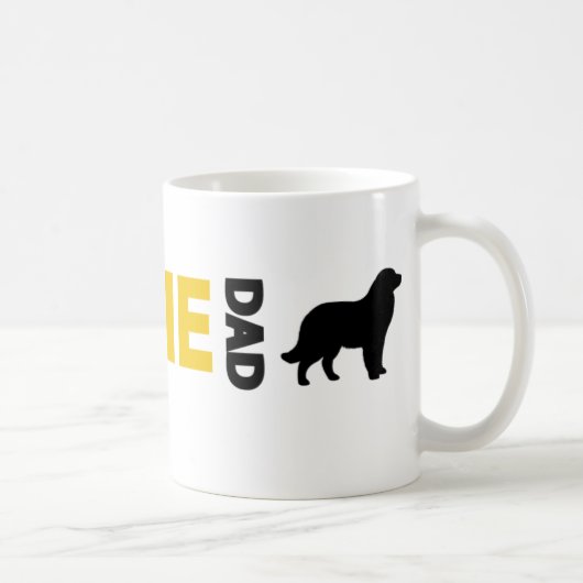 Neufundland-Vater Kaffeetasse (Rechts)