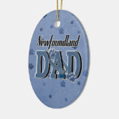 Neufundland-VATER Keramikornament (Links)