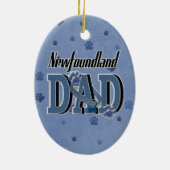 Neufundland-VATER Keramikornament (Hinten)