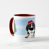 Neufundland-Weihnachten Tasse (Vorderseite Links)