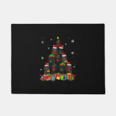 Neufundland Weihnachtsbaum Funny Hund Lover Xmas Fußmatte (Vorderseite)