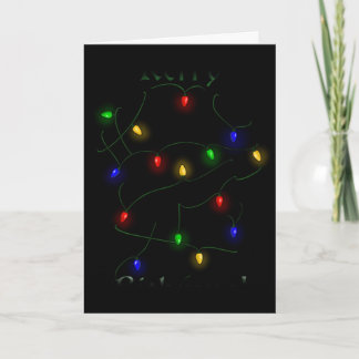 Neufundland Weihnachtsbeleuchtung Feiertagskarte