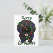 Neufundland Weihnachtsbeleuchtung Feiertagspostkarte (Stehend Vorderseite)