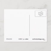 Neufundland Weihnachtsbeleuchtung Feiertagspostkarte (Rückseite)