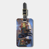 Neufundland Weihnachtsfeiertage Gepäckanhänger (Vorderseite vertikal)