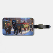 Neufundland Weihnachtsfeiertage Gepäckanhänger (Rückseite horizontal)