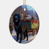 Neufundland Weihnachtsfeiertage Keramik Ornament (Rechts)