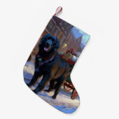 Neufundland Weihnachtsfeiertage Kleiner Weihnachtsstrumpf (Vorderansicht (hängend))