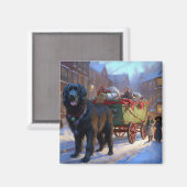 Neufundland Weihnachtsfeiertage Magnet (Vorderseite/Rückseite)