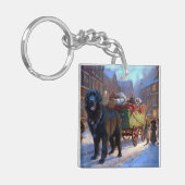 Neufundland Weihnachtsfeiertage Schlüsselanhänger (Vorderseite links)