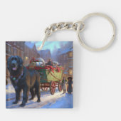 Neufundland Weihnachtsfeiertage Schlüsselanhänger (Rückseite)