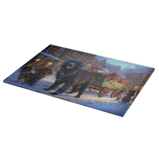 Neufundland Weihnachtsfeiertage Schneidebrett (Ecke)