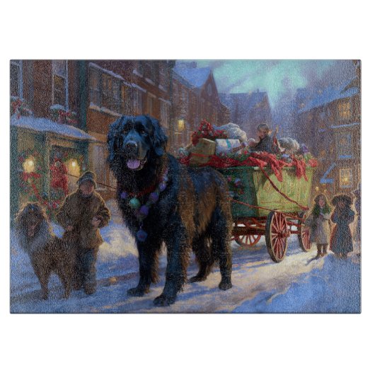 Neufundland Weihnachtsfeiertage Schneidebrett (Vorderseite)