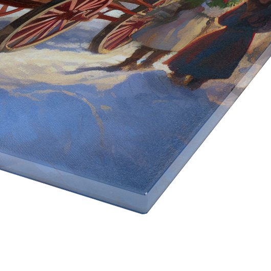 Neufundland Weihnachtsfeiertage Schneidebrett (Ecke)