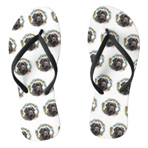 Neufundland Weihnachtsmann Festliche Jungfrau Badesandalen