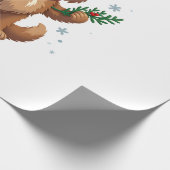 Neufundland-Weihnachtsmannmütze Geschenkpapier (Ecke)