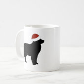 Neufundland-Weihnachtsmannmütze Kaffeetasse (Vorderseite Links)