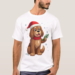 Neufundland-Weihnachtsmannmütze T-Shirt