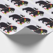 Neufundland-WeihnachtsPackpapier Geschenkpapier (Ecke)