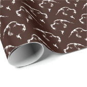 Neufundland Wrapping Paper Newfundland Pup Paper Geschenkpapier (Rolleneckpunkt)