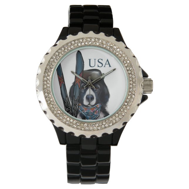NEUFUNDLÄNDER  ARMBANDUHR (Vorderseite)
