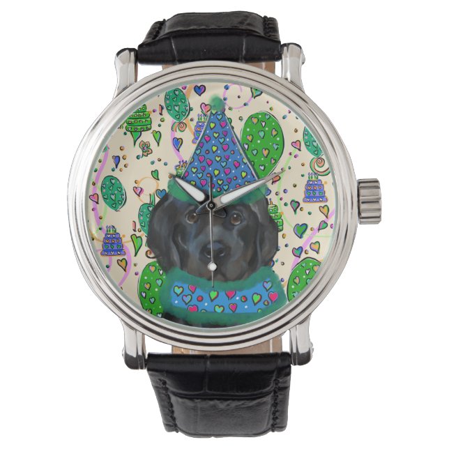 NEUFUNDLÄNDER  ARMBANDUHR (Vorderseite)