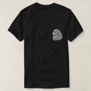 Neufundländer-Blumenpatch T-Shirt