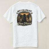 Neufundländer-Copilot T-Shirt (Design Rückseite)