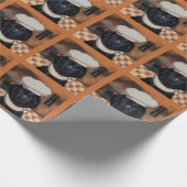Neufundländer Geschenkpapier (Ecke)