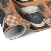 Neufundländer Geschenkpapier (Rolleneckpunkt)