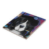 Neufundländer Hund Fliese (Seite)