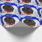 Neufundländer Hund Geschenkpapier (Ecke)
