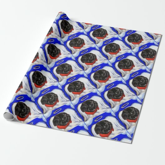 Neufundländer Hund Geschenkpapier (Ungerollt)