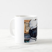 Neufundländer Hund Kaffeetasse (Vorderseite Links)