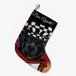 Neufundländer Hund   Kleiner Weihnachtsstrumpf