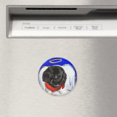 Neufundländer Hund Magnet (In Situ (Geschirrspüler))