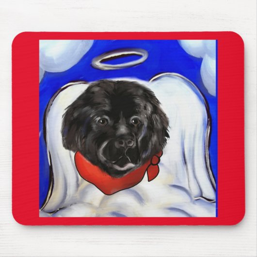 Neufundländer Hund Mousepad (Vorne)