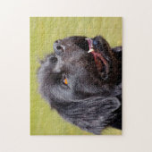 Neufundländer Hund. Puzzle (Vertikal)